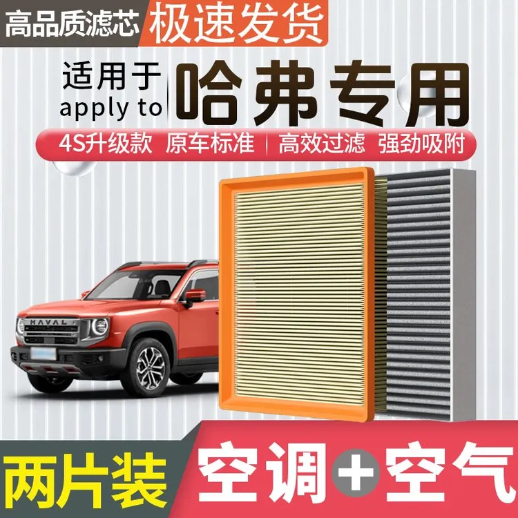 肖师傅【哈弗专用】大狗H6猛龙PHEV枭龙H9空气空调滤芯H5空滤格二代