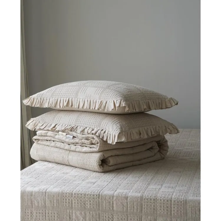 【安琪】床盖三件套 外贸原单 环锭纺高级盖毯+夏被