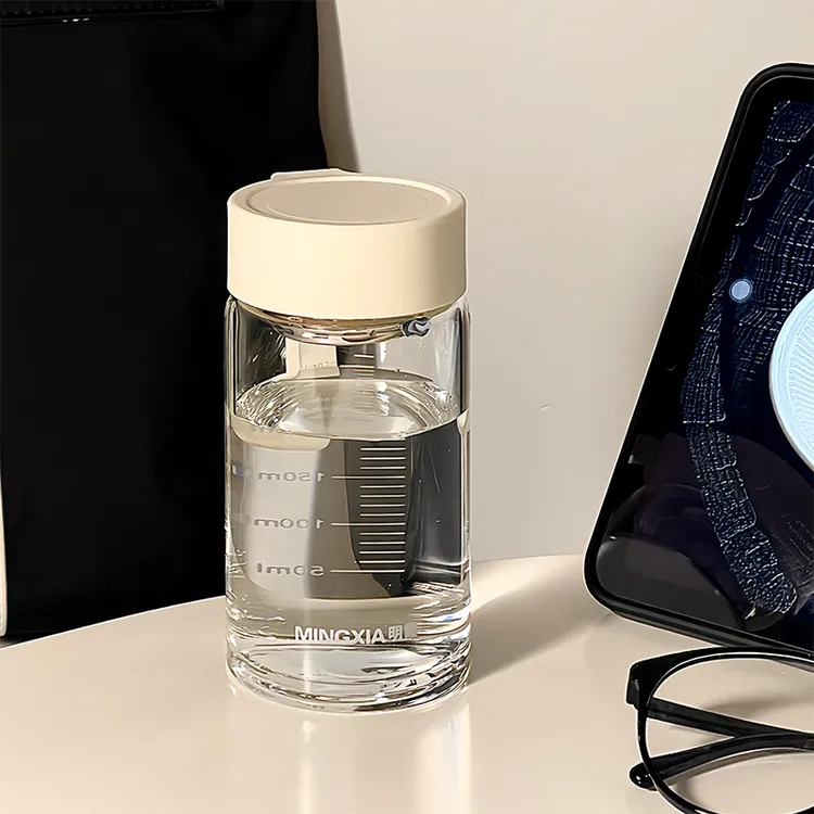 英国【轻奢】Coop Koop 小巧便携杯玻璃杯耐高温女高颜值夏透明刻度