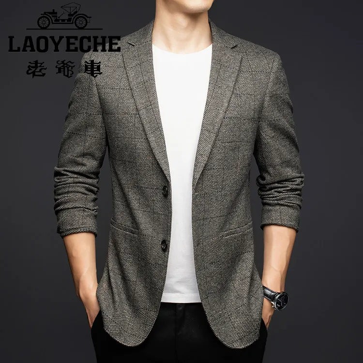 西服男装2025年秋季纯色
