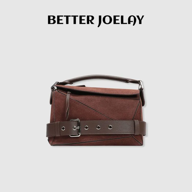 BETTER JOELAY-【摩卡机车包】时尚单肩斜挂手提包百搭高级感Z6382
