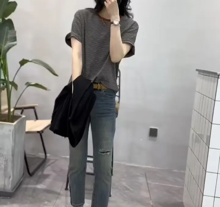 新款气质时尚洋气韩版套装1958