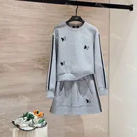 【宠粉价】时尚套装秋季时尚新款灰色韩版女士百搭套装TZ-544