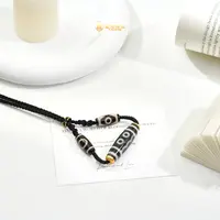 壹加师姐|手工设计金镶横版五y玛瑙项链多样性发一8134x