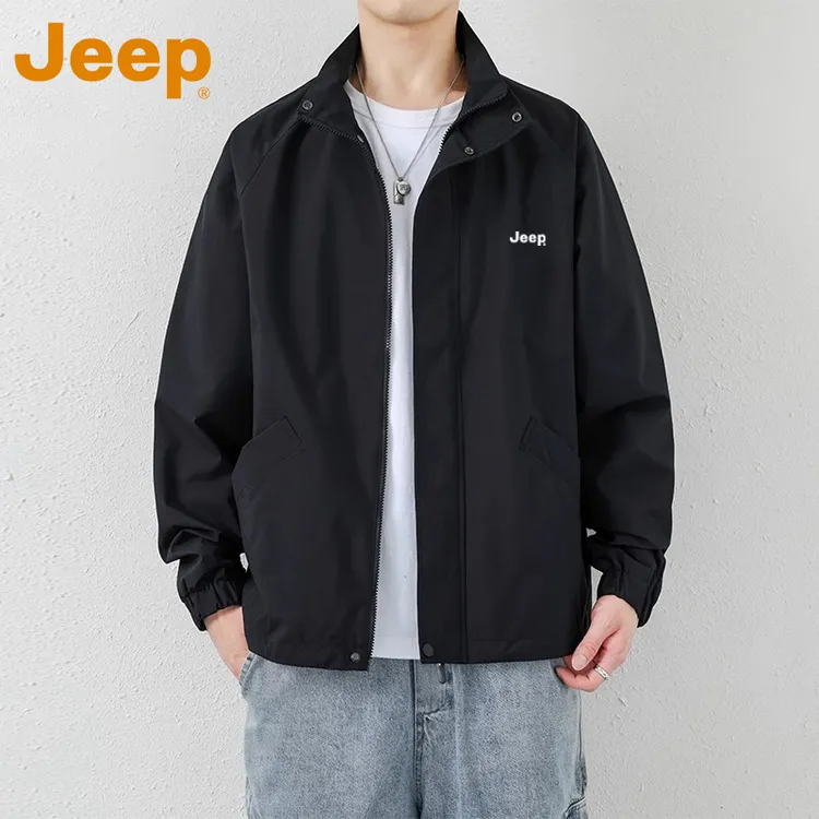 JEEP吉普防风立领夹克外套男款2025春秋季新款美式潮流百搭上衣服