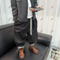 令佳潮牌秋季儿童韩版休闲时尚不掉色原牛色牛仔裤3152
