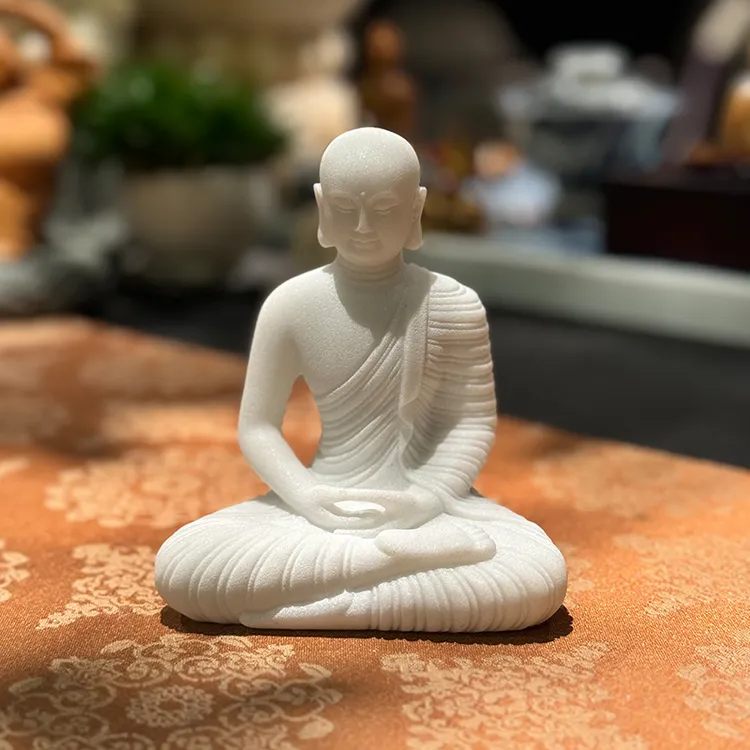 中式空间地藏菩萨像九华山地藏王佛像鱼缸摆件小号迷你精致随身佛