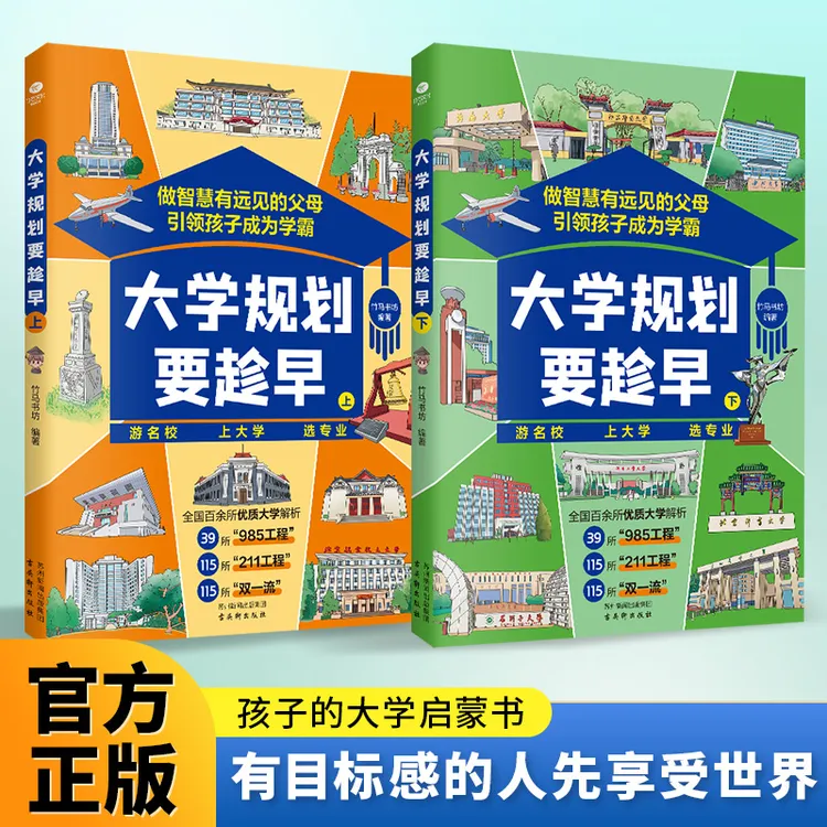 大学城大学规划要趁早小学初中高中通用全彩实拍场景版