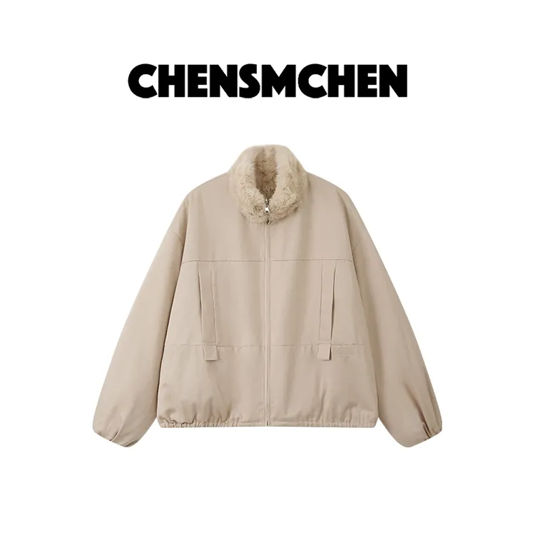 CHENSMCHEN 立领时尚短款鹅绒派克服女宽松显瘦羽绒服CSY11169MX