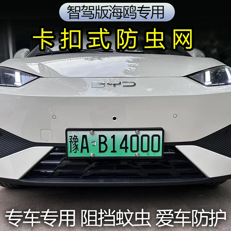 比亚迪海鸥专用防虫网智驾版防蚊虫柳絮树叶进气口防护防堵塞纱网