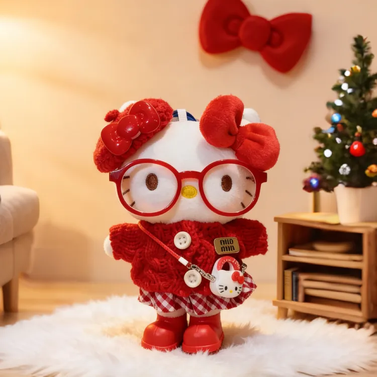 正版新年小红帽Hello Kitty挂件可爱包包挂件情侣新年礼物