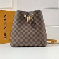 99新 LouisVuitton/路易威登 思斯专属 LV棋盘格水桶包 LM3680