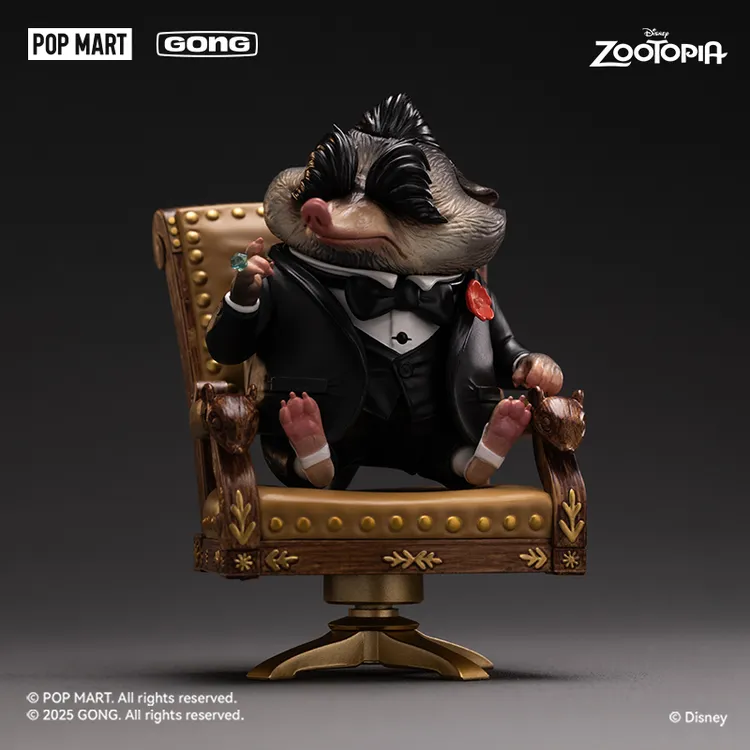 共鸣 疯狂动物大先生MR.BIG可动人偶 疯狂动物城可动人偶