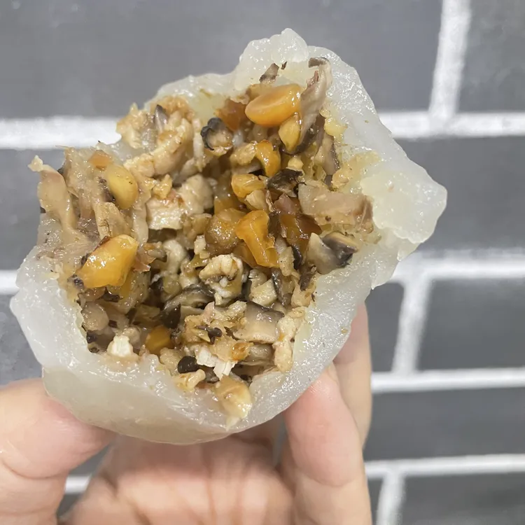 潮汕水晶菜脯粿潮汕手工桃粿菜脯粄早餐点心下午茶