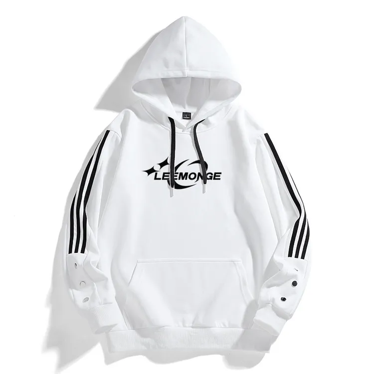 卫衣潮牌男士春秋款连帽加绒加厚宽松帽衫长袖运动情侣上衣秋冬款