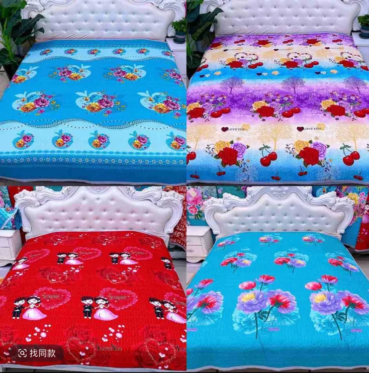 床单床盖可选多花色四季床盖2米*2.25米床单2.15*2.25米亲肤秋冬