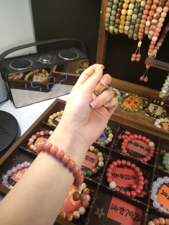 非金属木质手链 小众文玩可盘玩绕指柔饰品