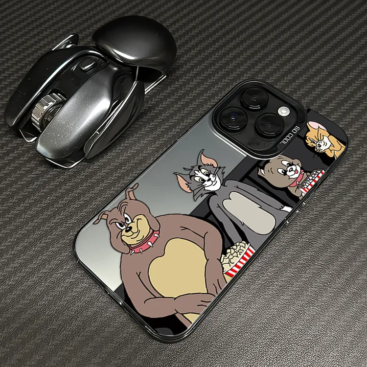 猫和老鼠适用苹果16手机壳15pro max保护套iphone14创意13磨砂12