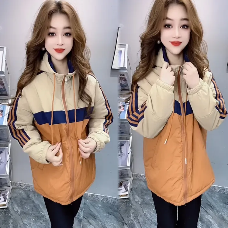 2025秋季新款时尚显瘦气质网红高档洋气女高级百搭宽松大码棉服潮