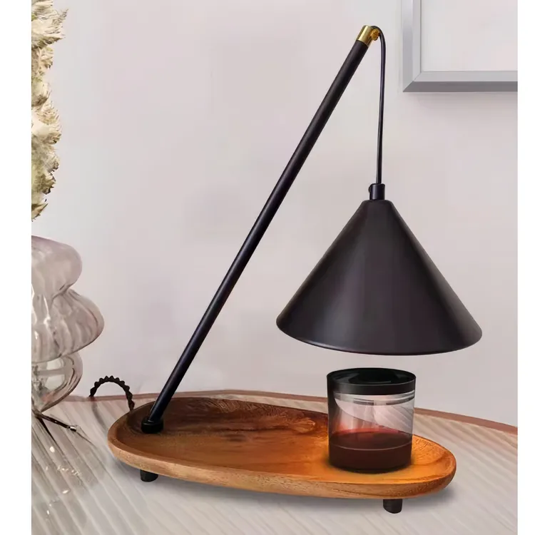 无烟舒适纹理简约复古无火香薰融蜡灯融烛灯床头台灯香氛融蜡灯