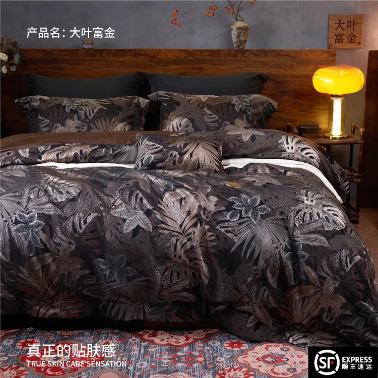 【大叶富金】秋冬爆款床品/B版加密面料欧式中式复古设计师款多件套