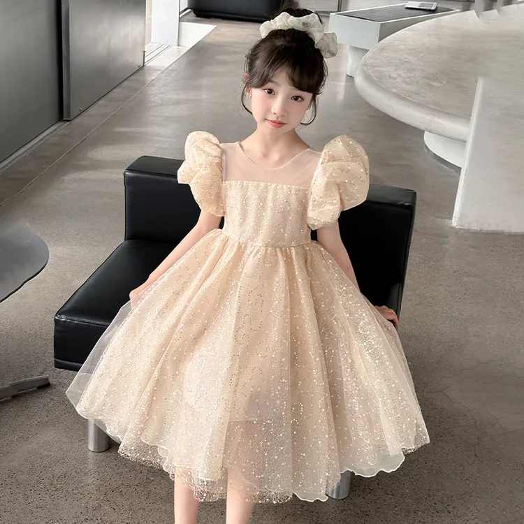 女童连衣裙夏装2025新款六一儿童节夏季生日公主裙小女孩洋气裙子