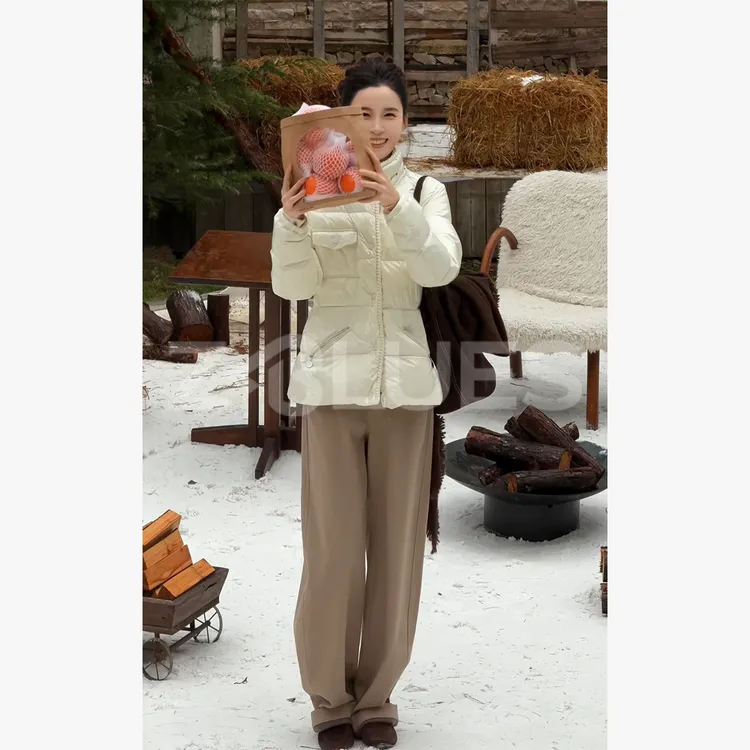 Z.blues【精致系鹅绒】系列衔缝连帽直充羽绒服YZHI0007