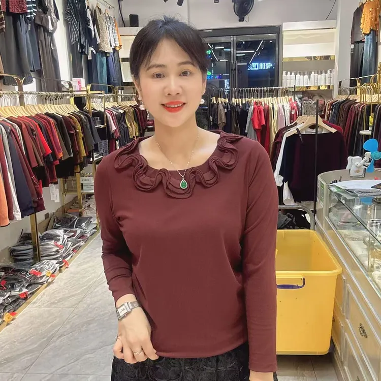 24-6526韩版长袖T恤58长