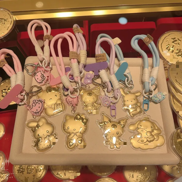 含金工艺品【三丽欧系列】KT库洛米美乐蒂玉桂狗帕恰狗礼物新年礼物