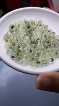 A133322天然葡萄石散珠多样性发货发其一颗