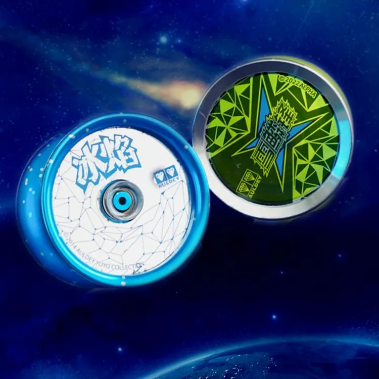 奥迪双钻火力少年王悠悠球冰焰雪鳞锋X金属环花式招式高级竞技型