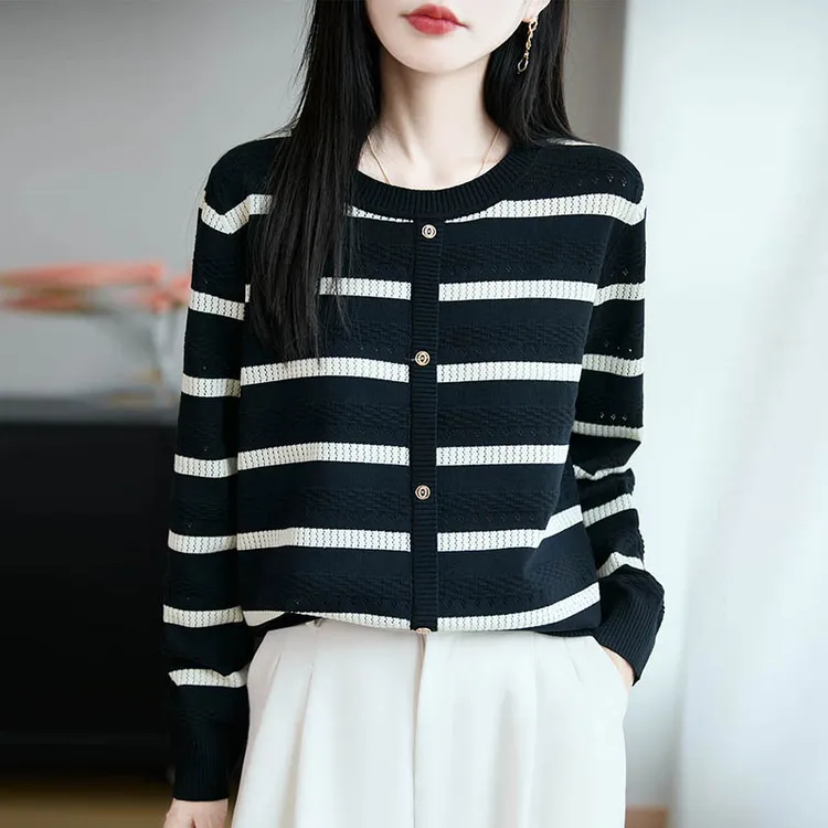 哥弟阿玛施正品早秋毛针织衫复古撞色针织假开衫显瘦百搭女装外穿