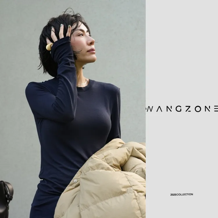 WANG ZONE｜经典高级感叠穿百搭圆领舒适长袖面膜T