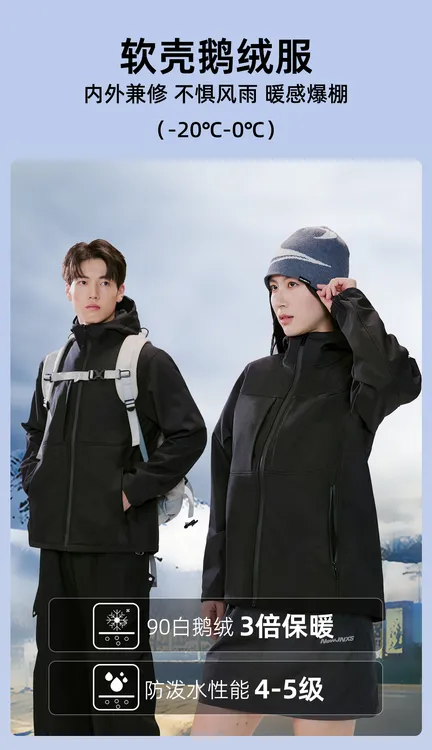 男女同款软壳冲锋衣