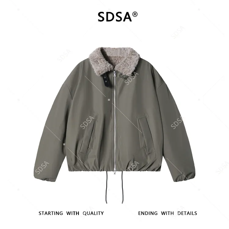 SDSA男士秋冬新款痞帅男装潮牌座山雕夹克外套百搭设计师时尚上衣