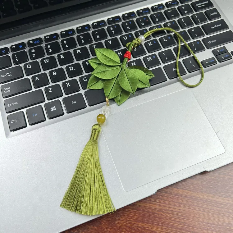 柚子叶挂件手工DIY自制柚子叶缠花挂件居家创意礼物