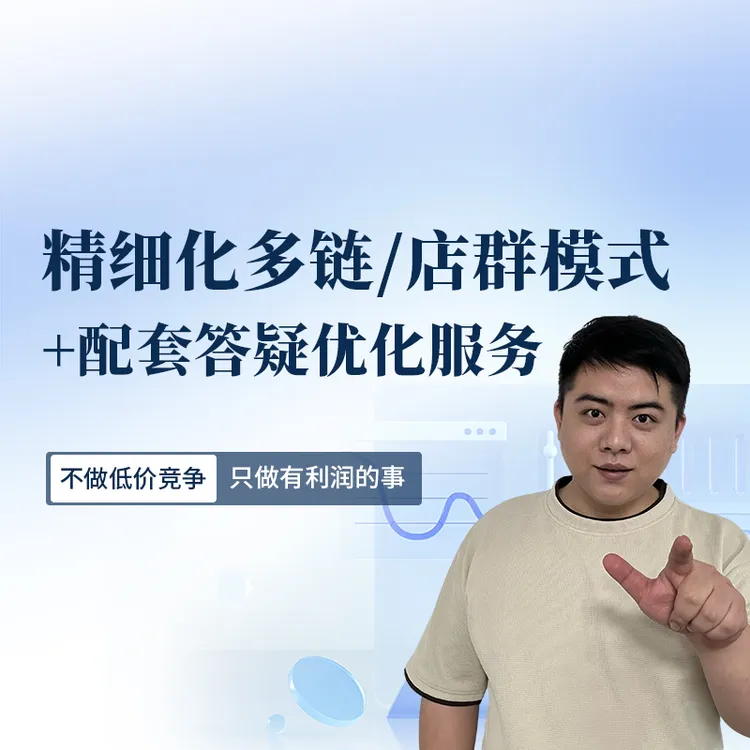 拼多多精细化店群+配套优化服务【一年】