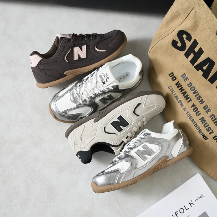 NEW BOLUNE/新百伦秋季时尚轻便四季女子休闲鞋百搭复古情侣鞋商品图