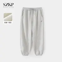 SZKP冬季新款女童保暖裤子中大童休闲百搭儿童加绒卫裤JMKD556604