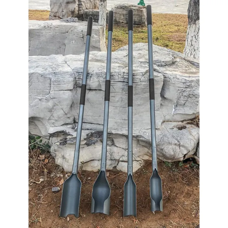正宗锰钢洛阳铲子打洞取土挖土神器考古勘探挖坑人工打井桩孔工具