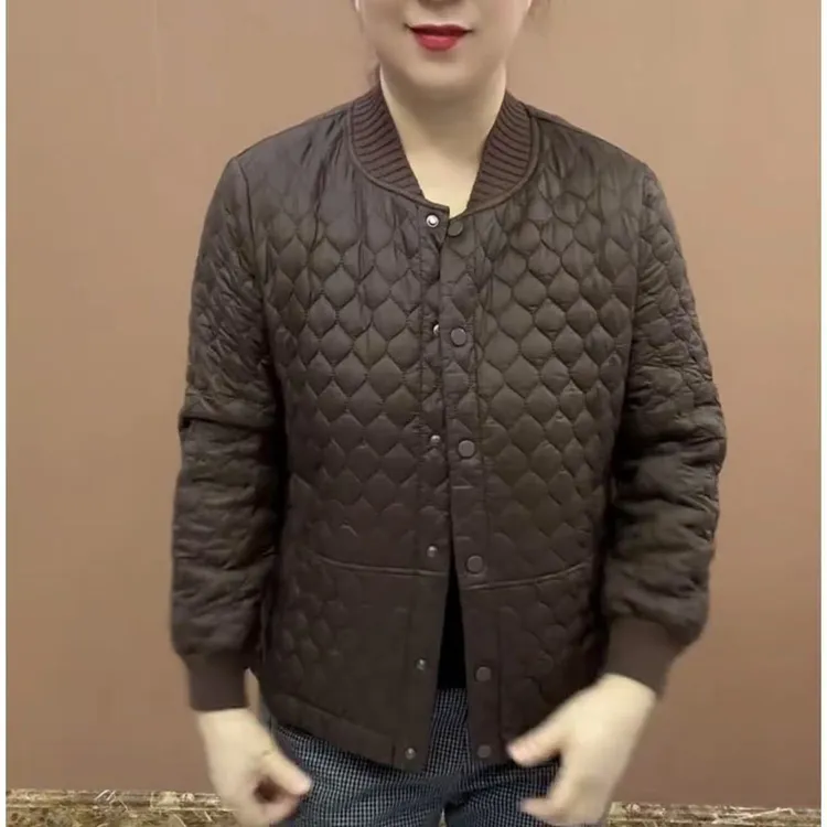 春季新款时尚休闲短款外套气质显瘦百搭潮流女士净色宽松上衣外套