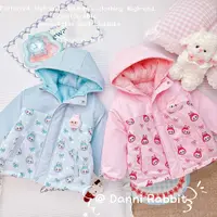 「Dannirabbit」【糯叽叽】卡通满印夹棉女童汉服外套【G-6808】
