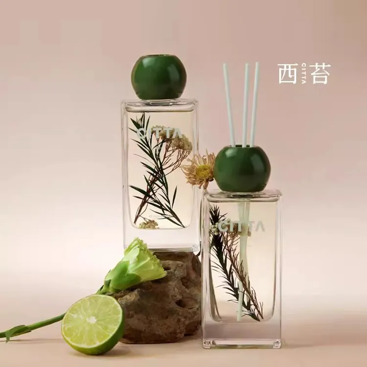 西苔挪威森林无火香薰格拉斯风无火香薰精油卧室香氛摆件130ml