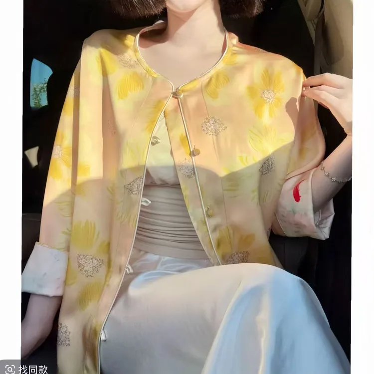 双面双穿时尚新款爆款新中式女装外套