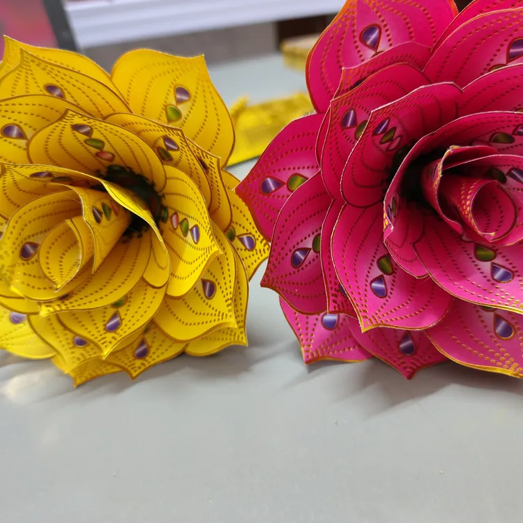 传统工五七花纸手工折纸成品半成品