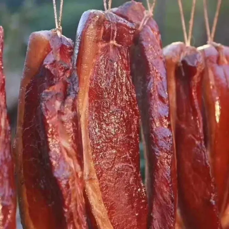竹溪正宗高山柴火烟熏后座腊肉腊味特产真空包装