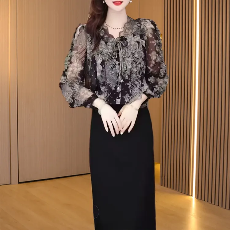 【可蓓儿】碎花连衣裙2025新款春季小众高级感女装今年流行漂妈妈装