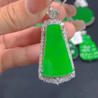 翡翠颈饰银S925镶嵌1111111111