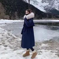 韩版宽松工装棉袄冬季潮流加厚派克棉服外套9D011(C12后)