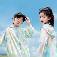 儿童2025夏季新款连帽防晒服(尺码偏大-按身高拍)B1644
